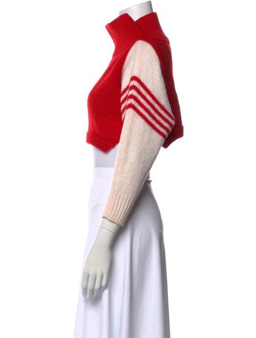 Monse Wool Colorblock Pattern Sweater