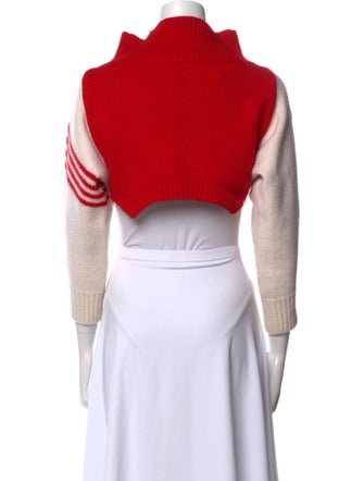 Monse Wool Colorblock Pattern Sweater