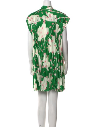 Monse Floral Print Mini Dress