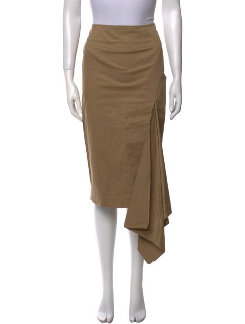 Monse Cutout Accent Midi Length Skirt