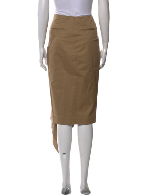 Monse Cutout Accent Midi Length Skirt