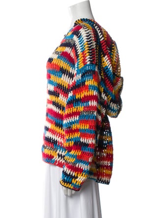 Monse Striped V-Neck Sweater