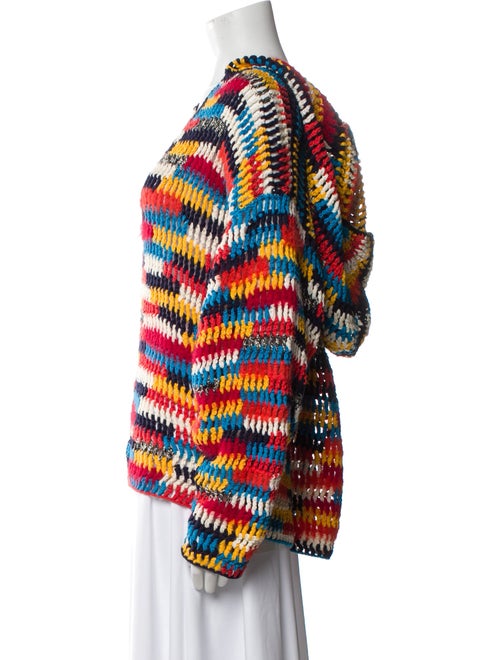 Monse Striped V-Neck Sweater