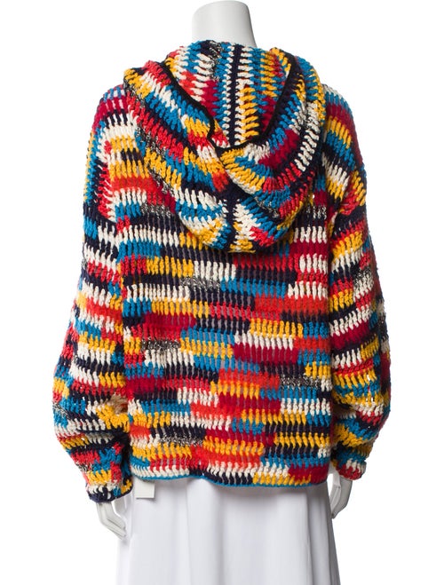 Monse Striped V-Neck Sweater