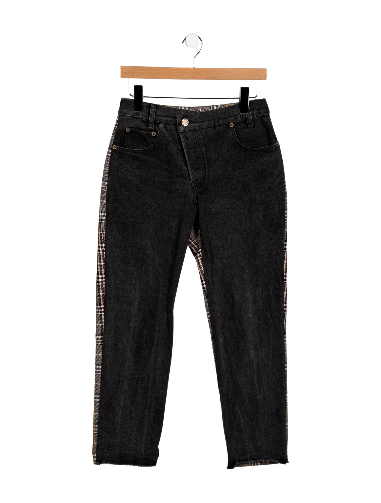 Monse Mid-Rise Straight Leg Jeans