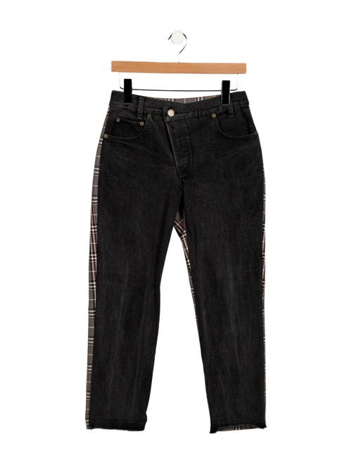 Monse Mid-Rise Straight Leg Jeans