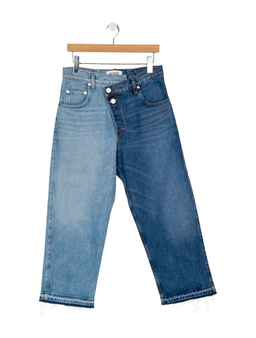 Monse High-Rise Straight Leg Jeans