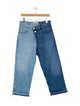Monse High-Rise Straight Leg Jeans
