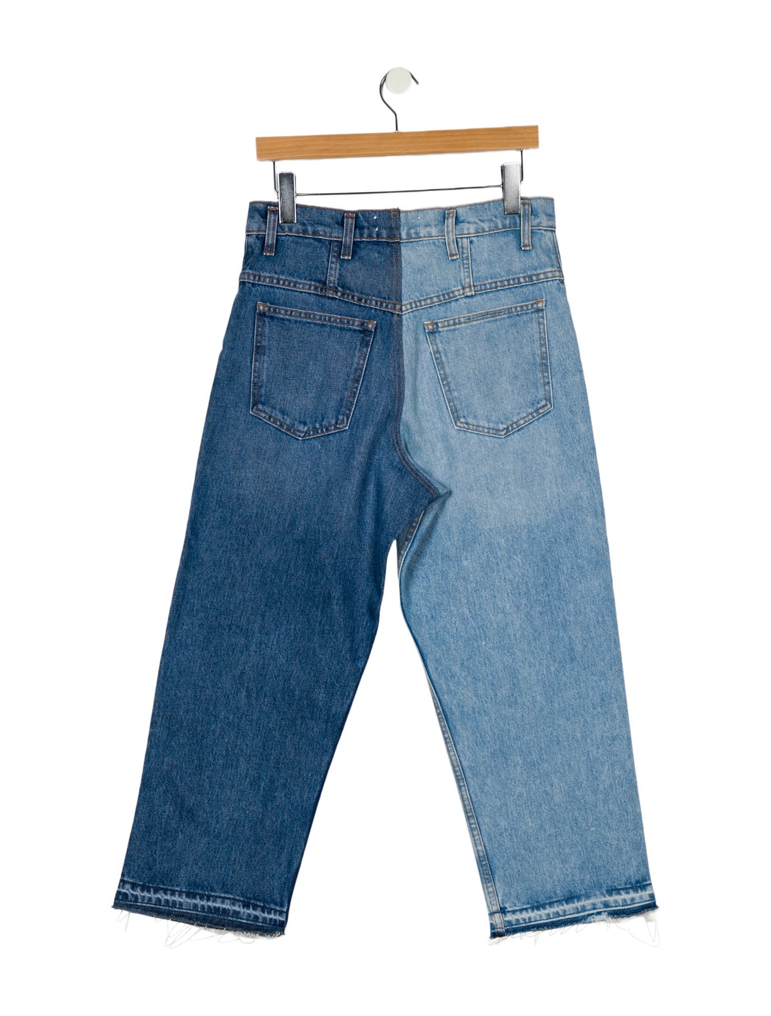 Monse High-Rise Straight Leg Jeans