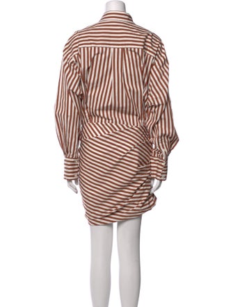 Monse Striped Knee-Length Dress