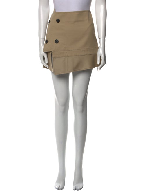 Monse Cutout Accent Mini Skirt