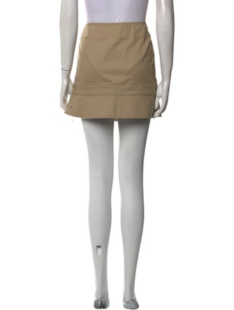 Monse Cutout Accent Mini Skirt