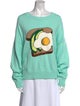 Monse Graphic Print Crew Neck Sweater