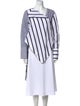 Monse Striped V-Neck Tunic