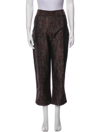 Monse Paisley Print Wide Leg Pants
