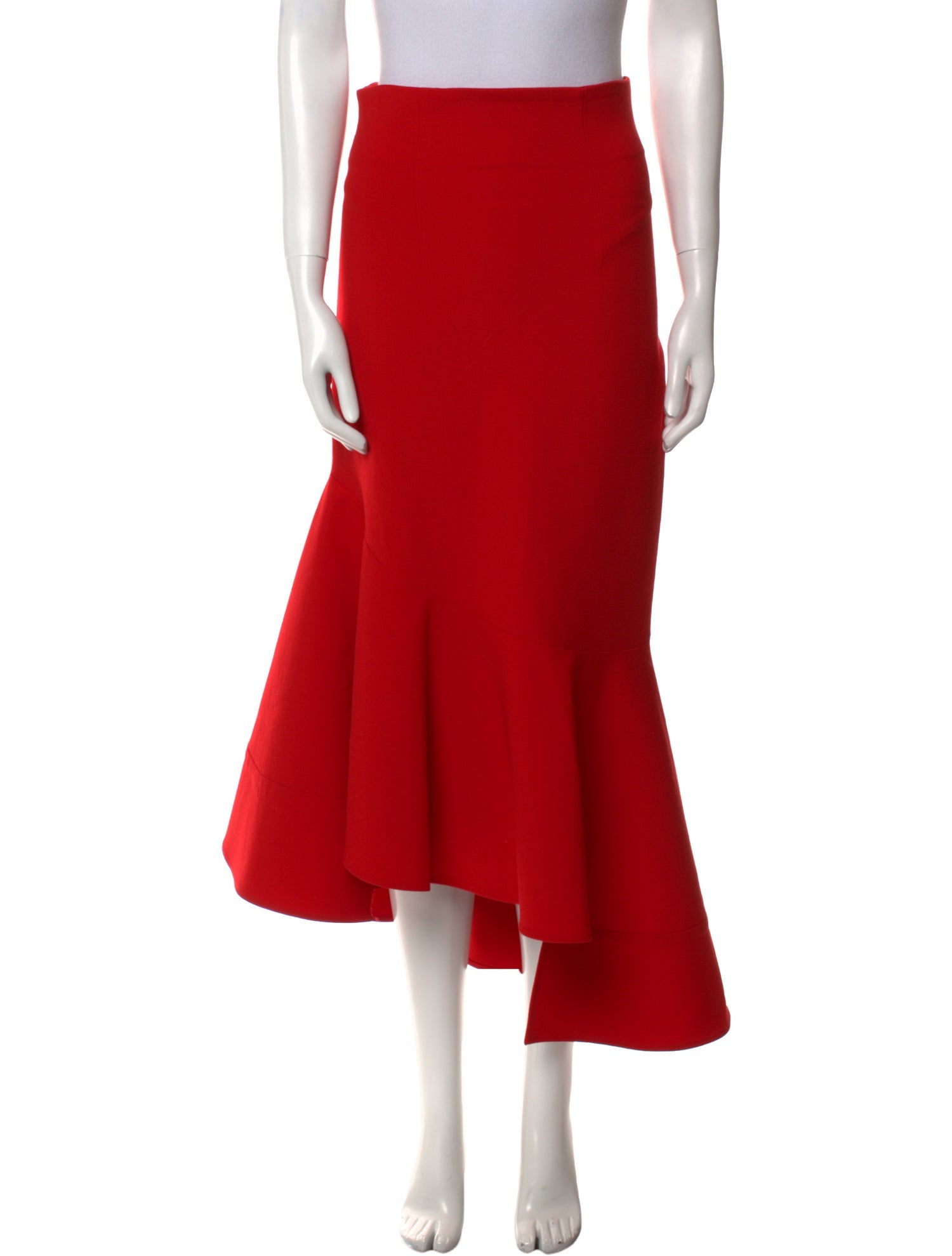 Monse Wool Midi Length Skirt