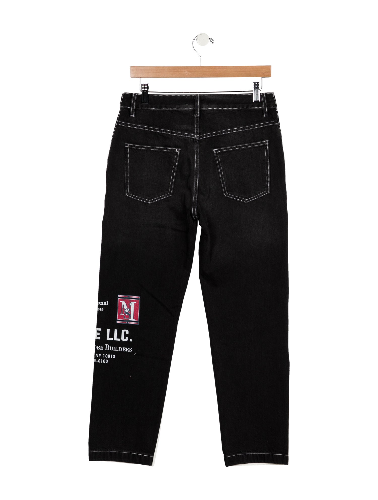 Monse Mid-Rise Straight Leg Jeans