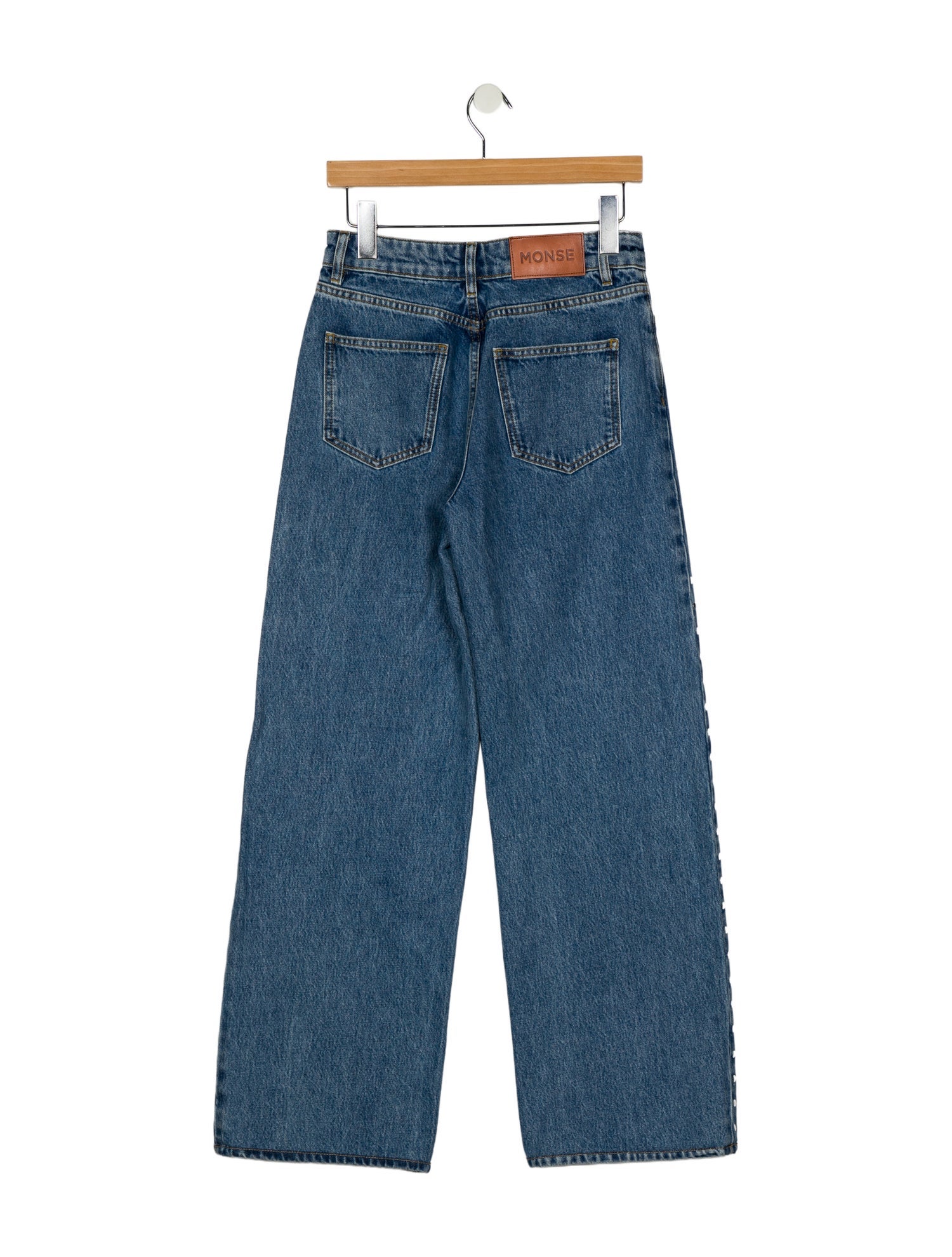 Monse Mid-Rise Wide Leg Jeans