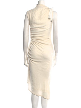 Monse Mock Neck Long Dress