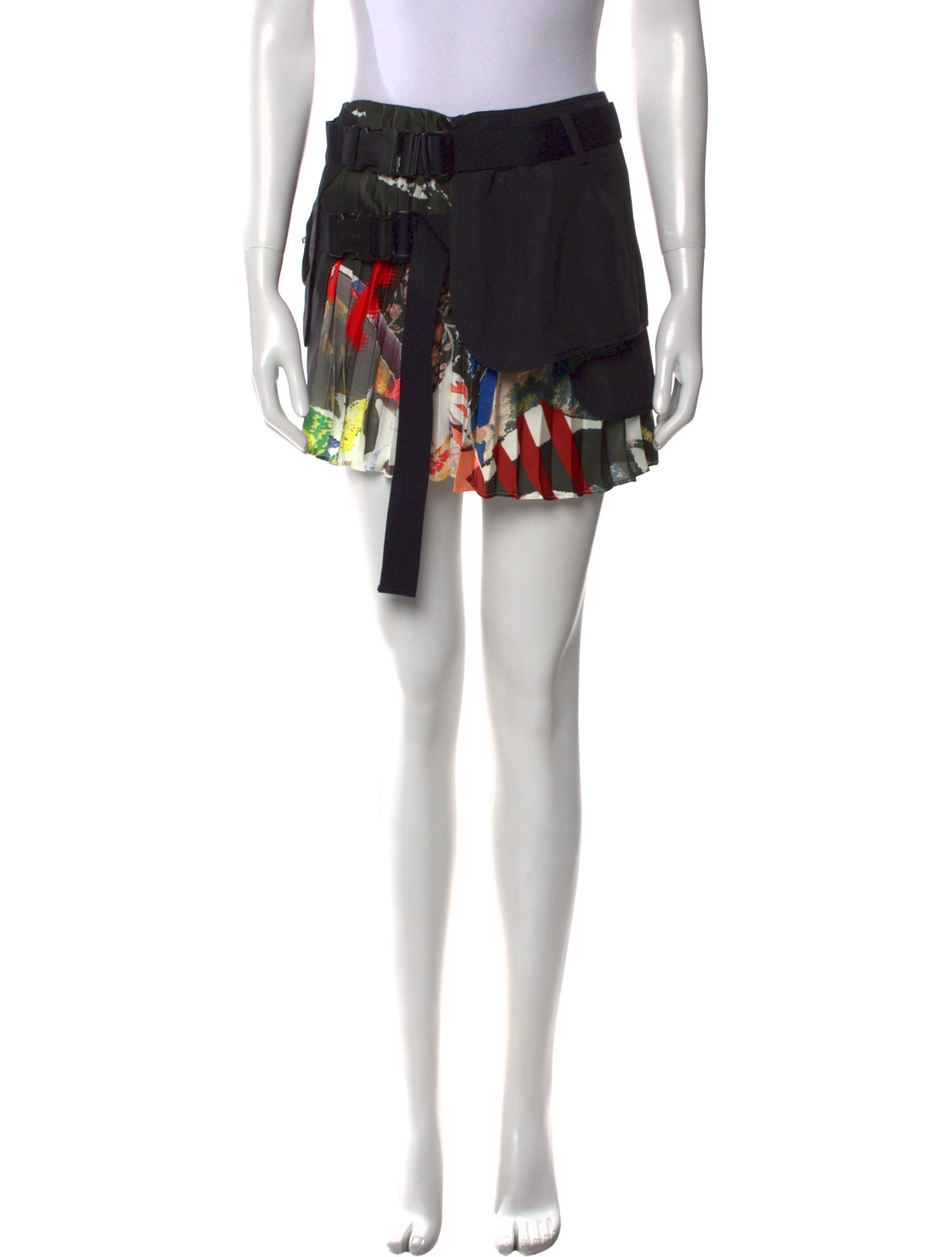 Monse Printed Mini Skirt