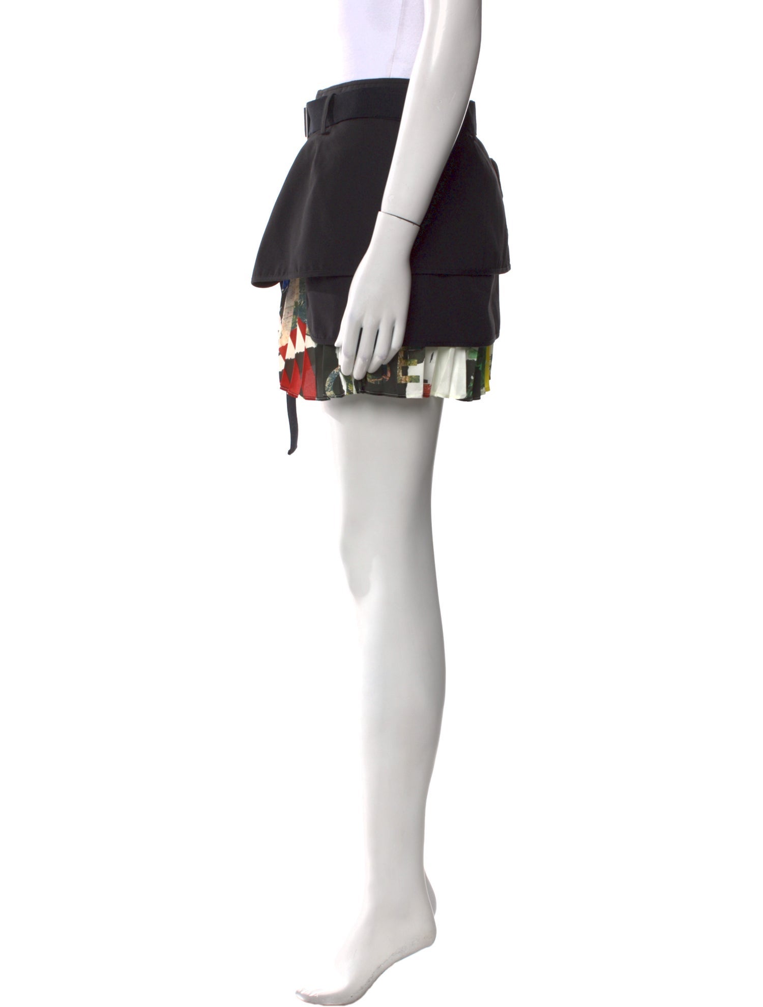 Monse Printed Mini Skirt