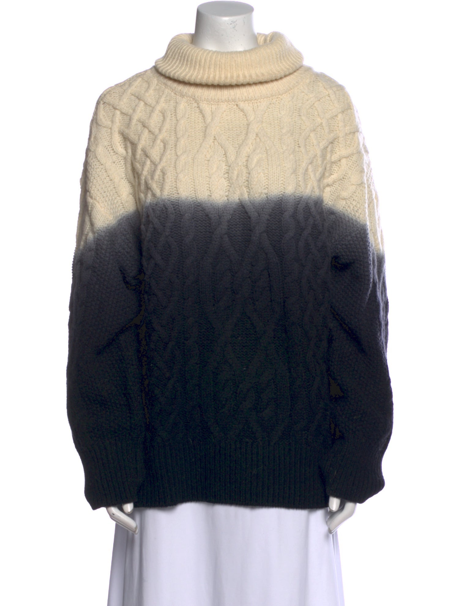 Monse Wool Tie-Dye Print Sweater