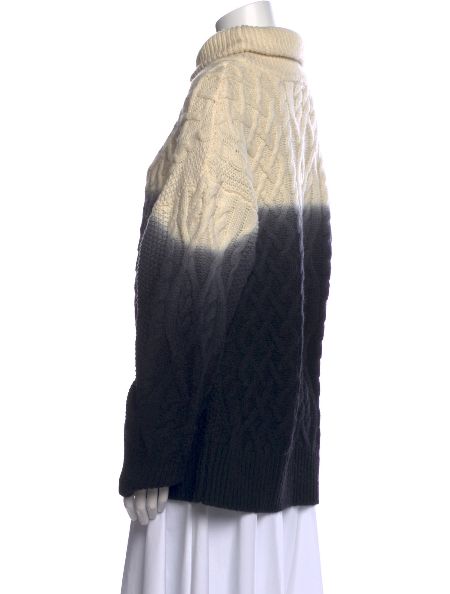 Monse Wool Tie-Dye Print Sweater