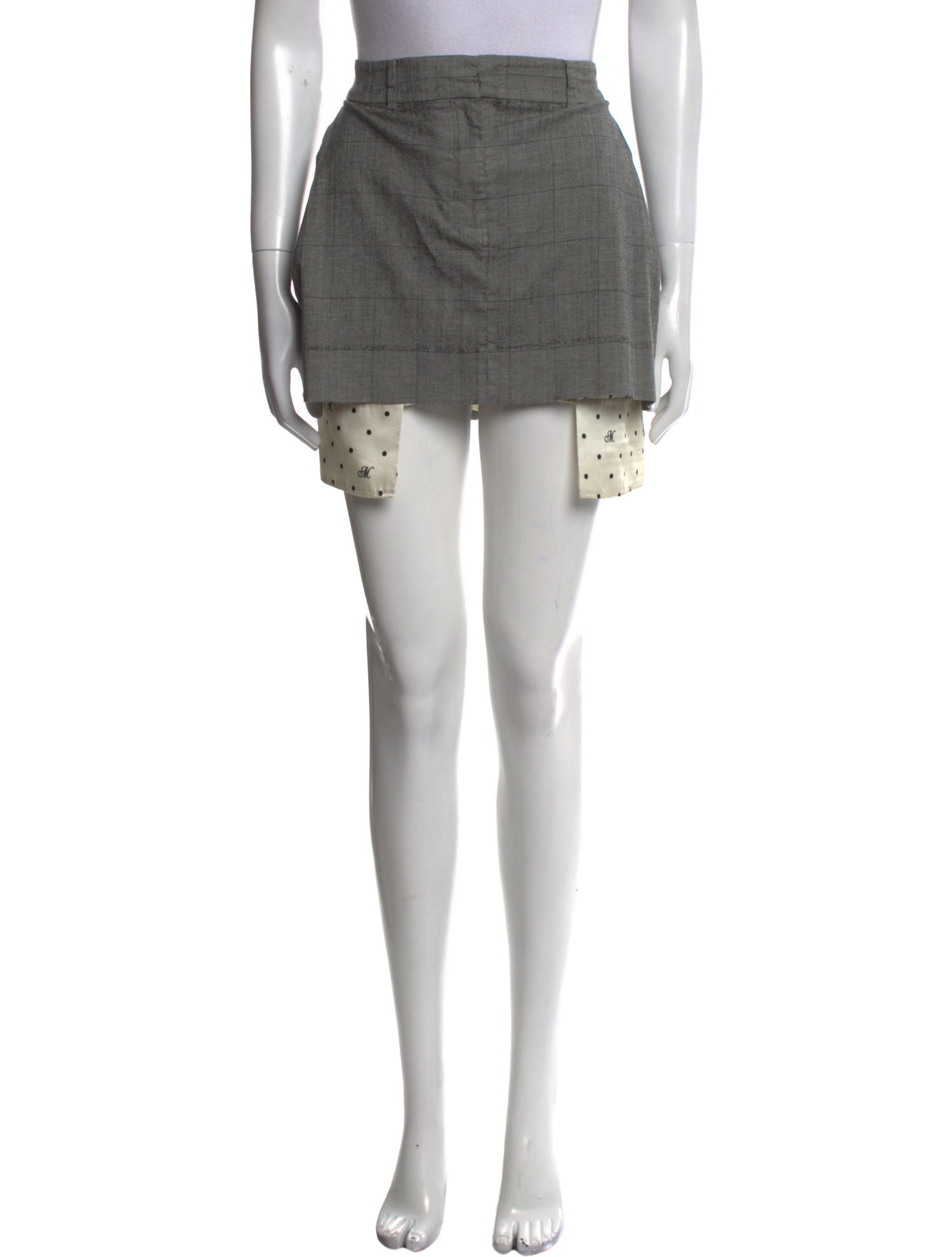 Monse Wool Mini Skirt