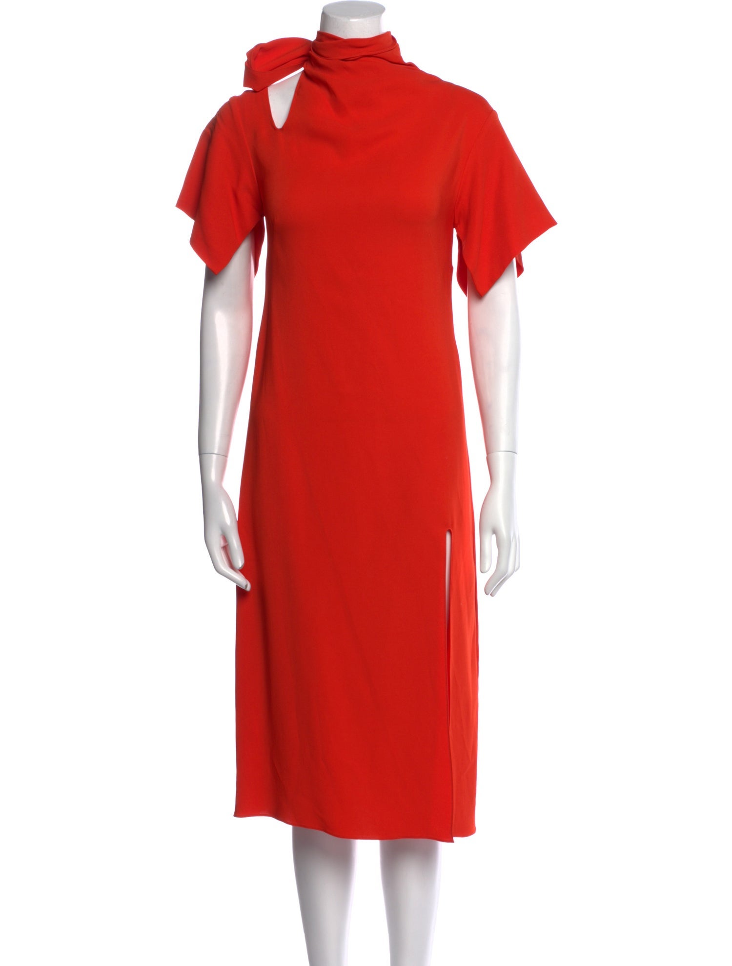 Monse Mock Neck Long Dress