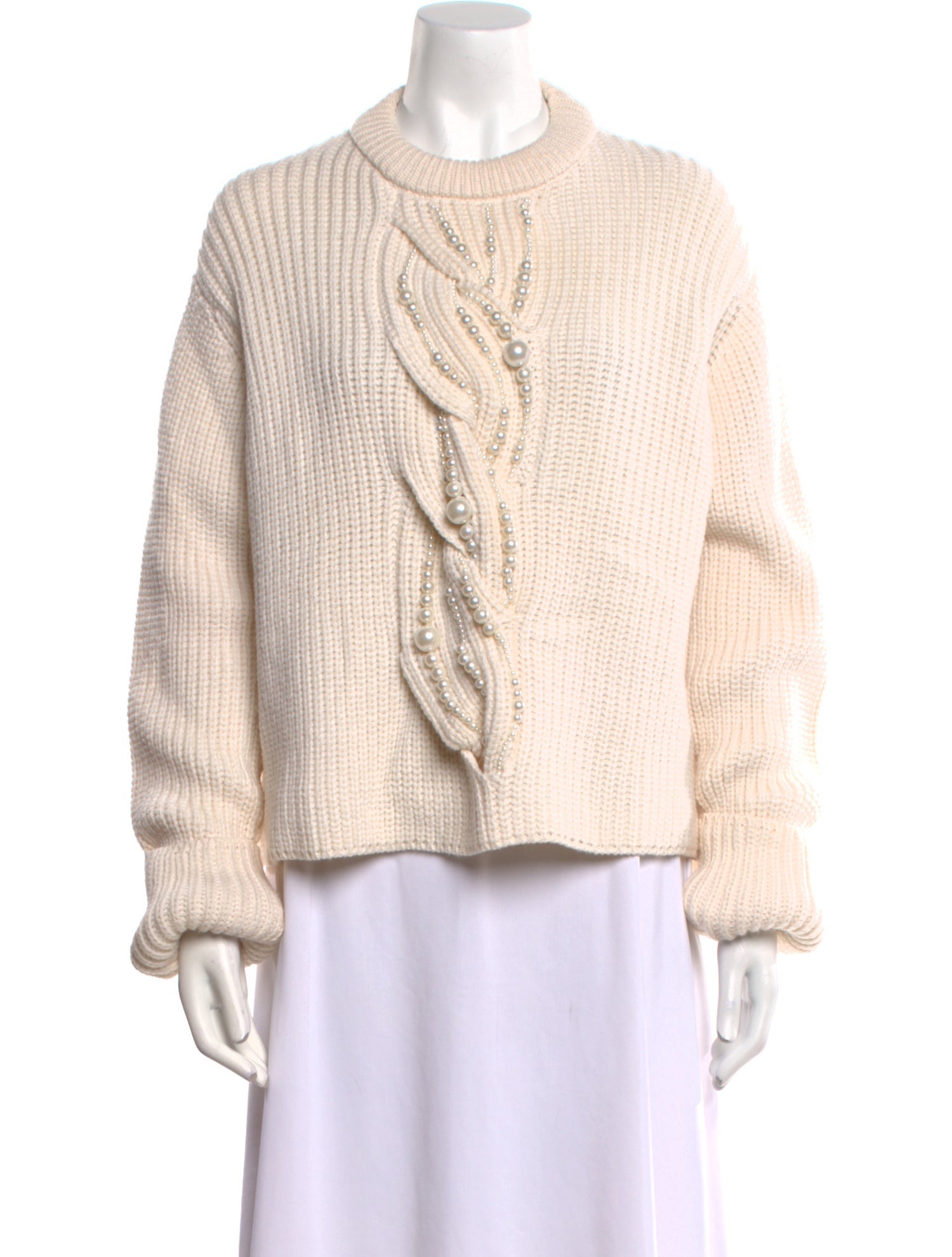 Monse Merino Wool Mock Neck Sweater