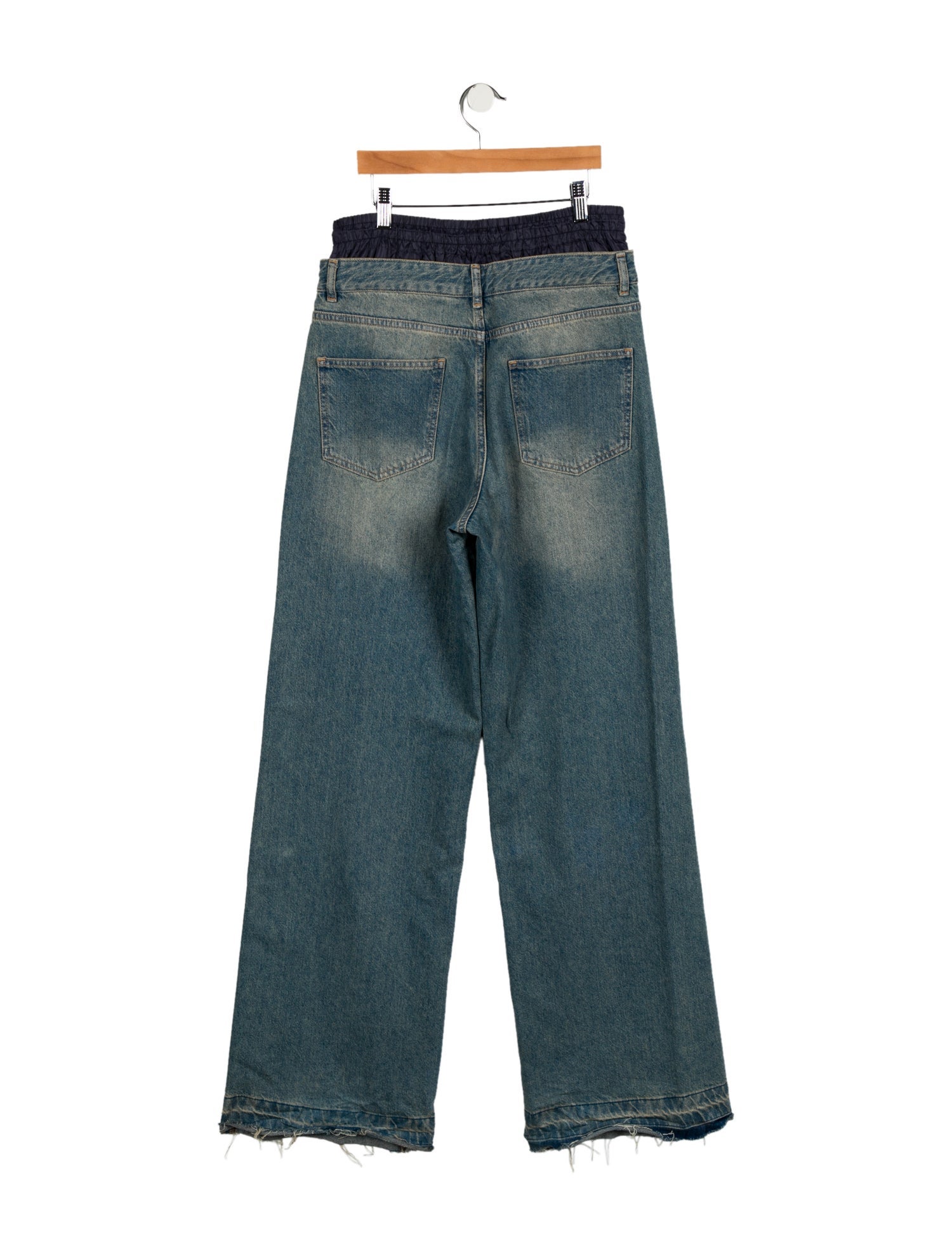 Monse High-Rise Straight Leg Jeans