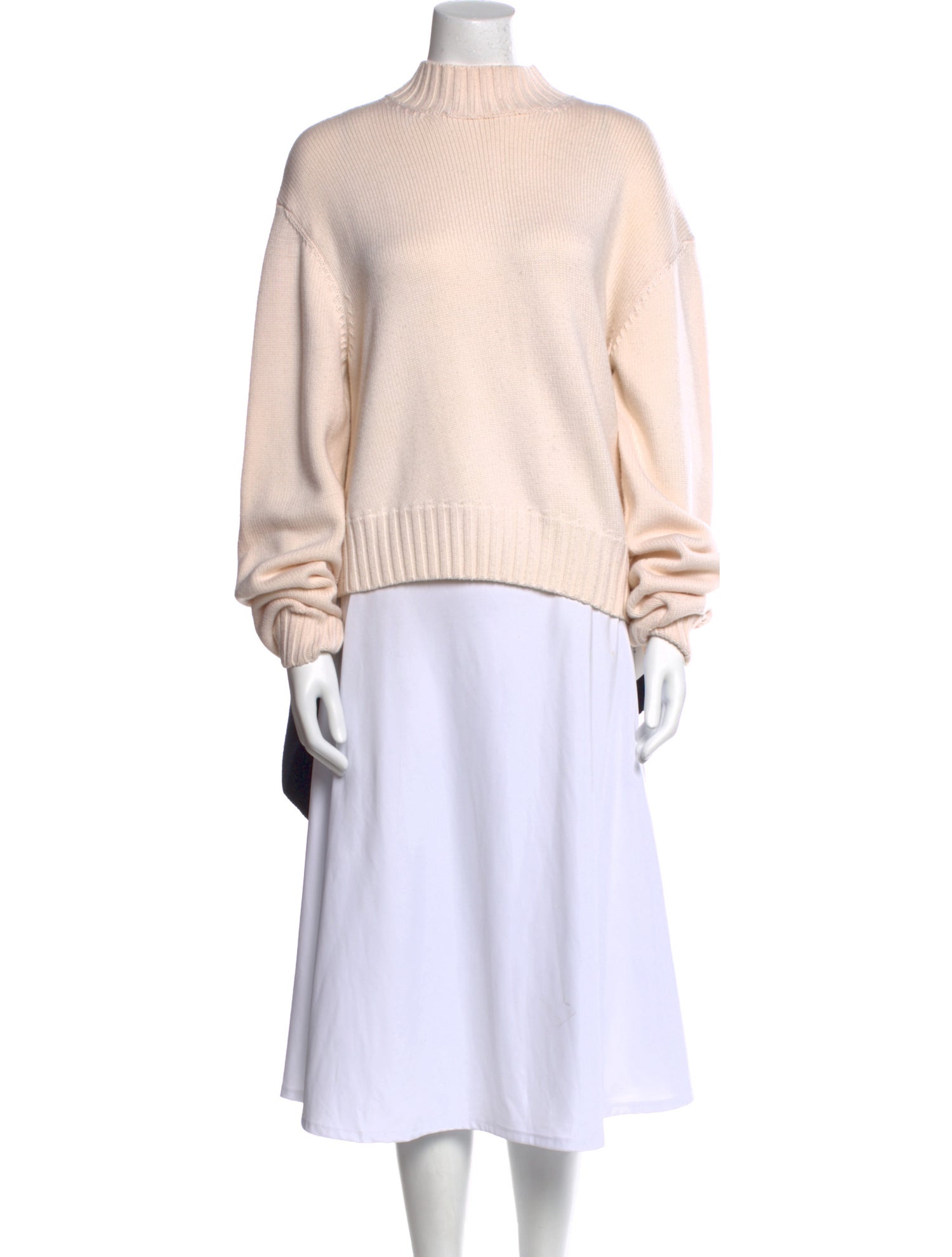 Monse Wool Mock Neck Sweater