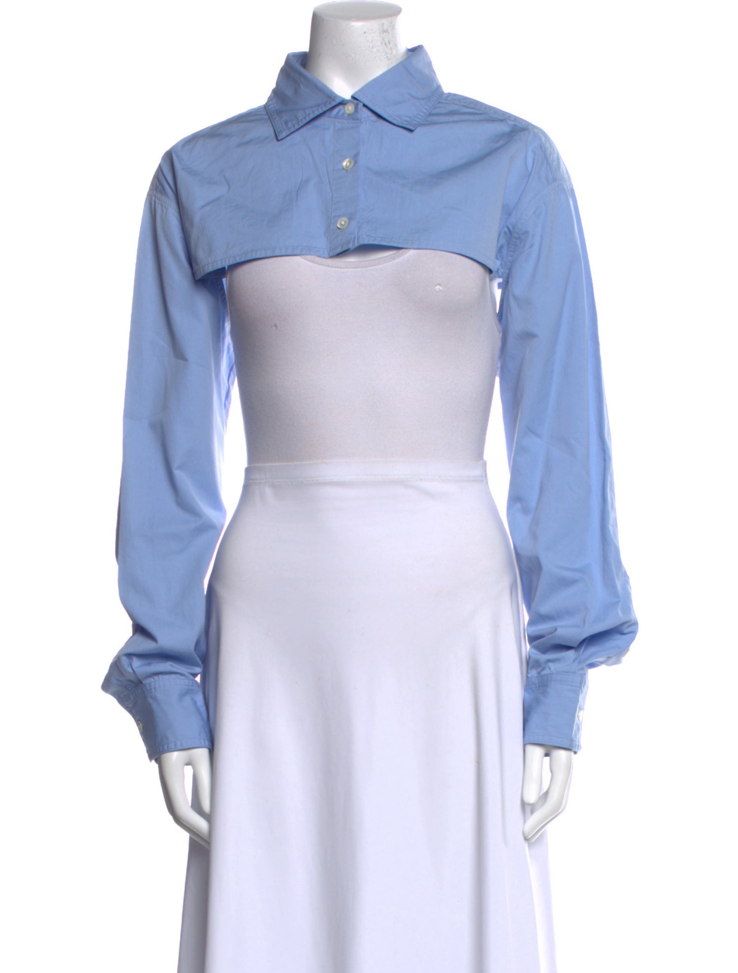 Monse Long Sleeve Crop Top