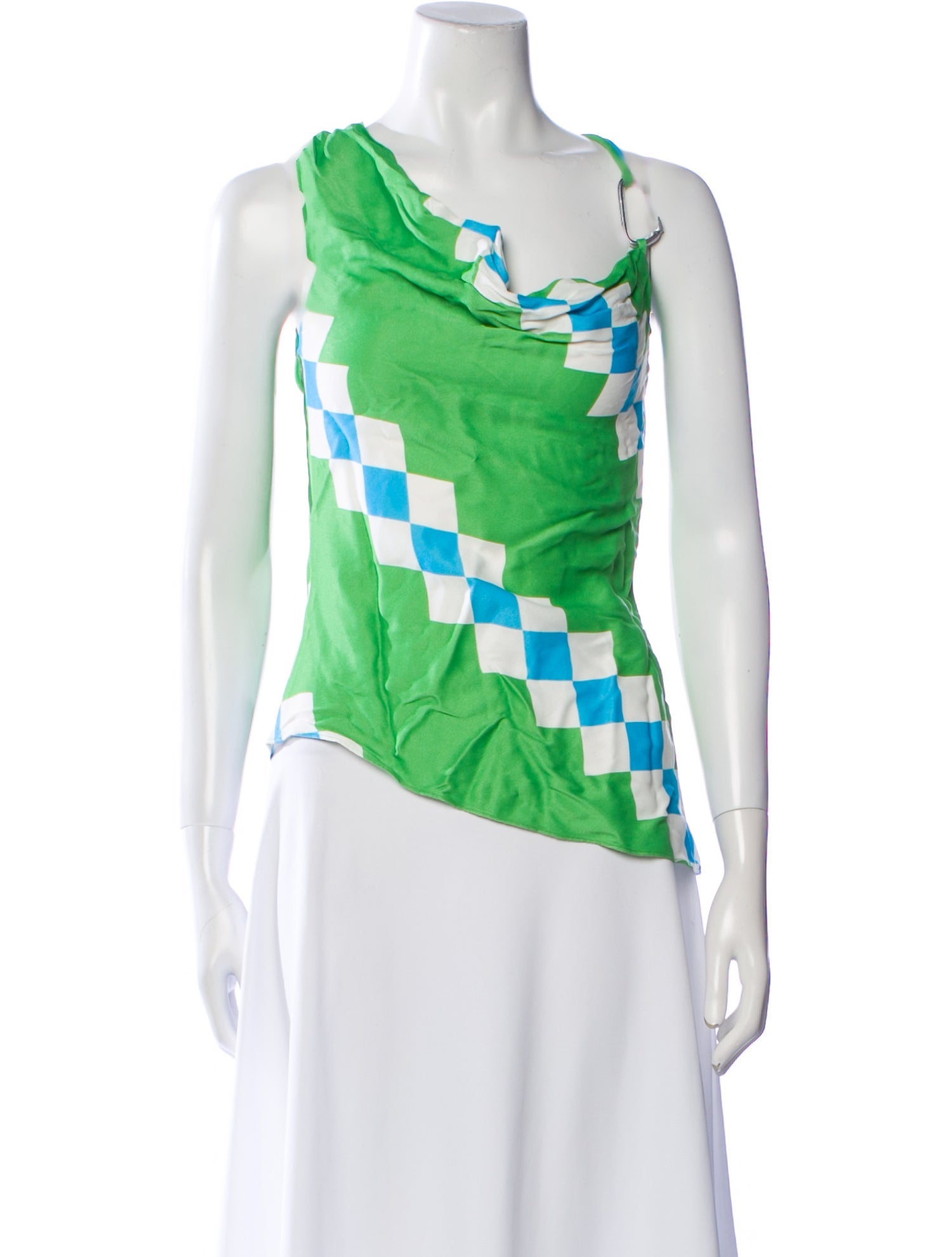 Monse Printed Cowl Neck Top w/ Tags