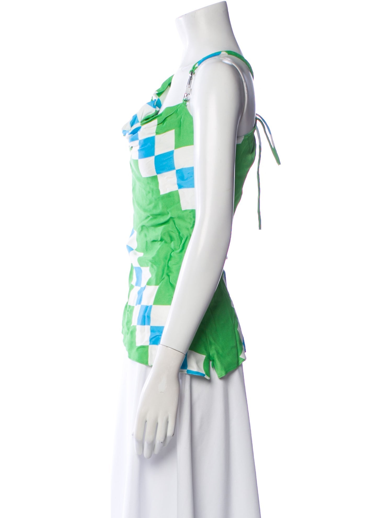 Monse Printed Cowl Neck Top w/ Tags