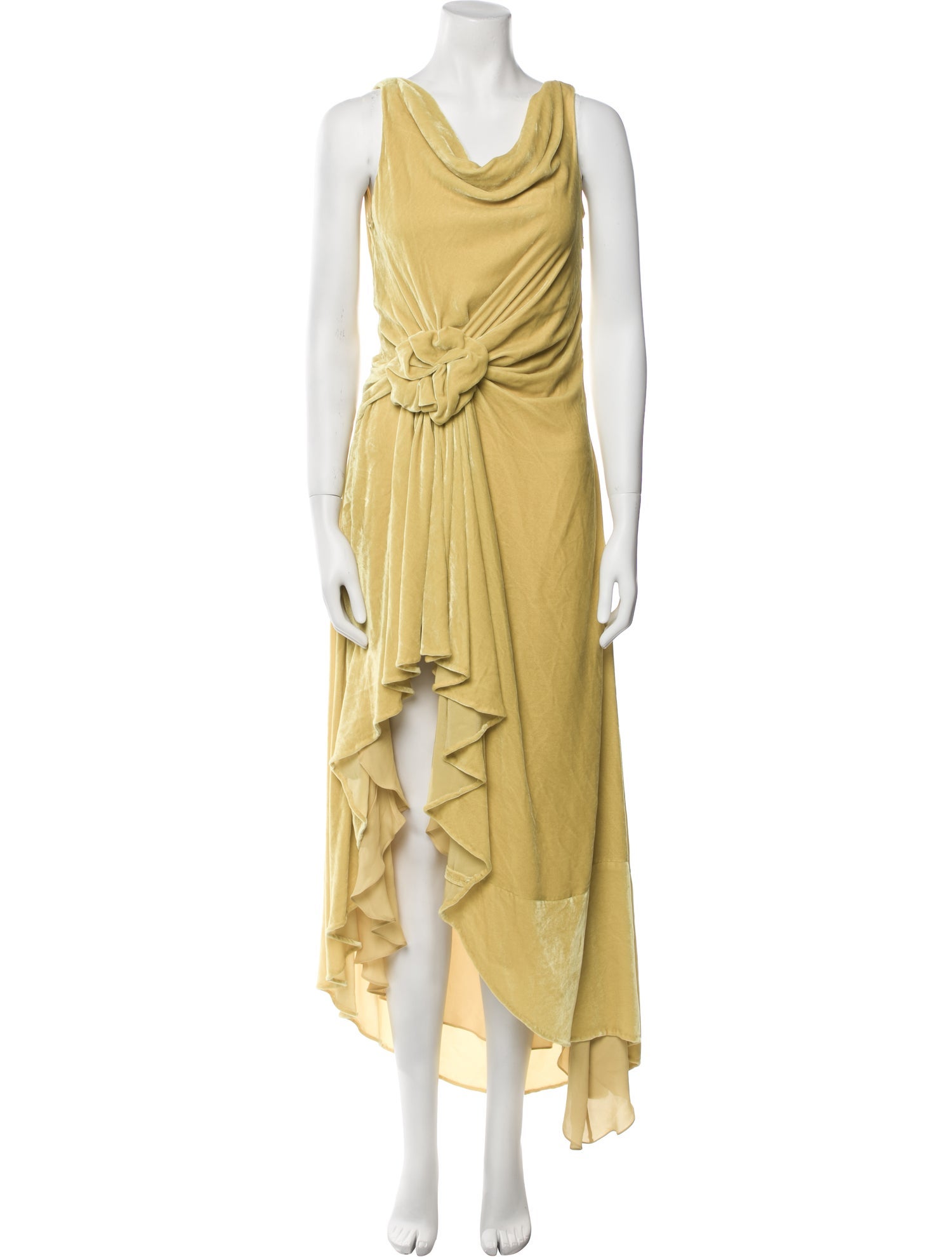 Monse Cowl Neck Long Dress