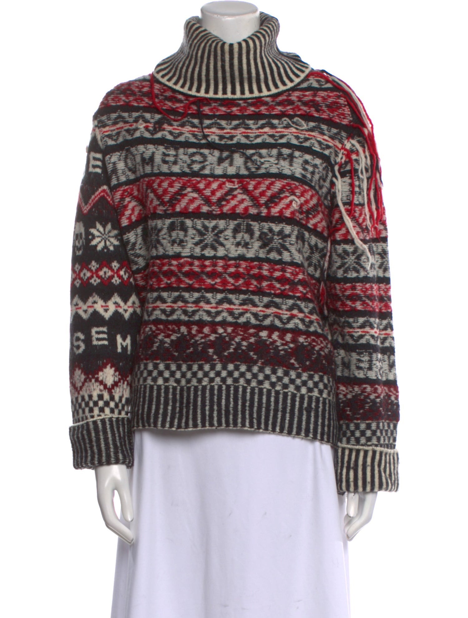 Monse Wool Printed Sweater