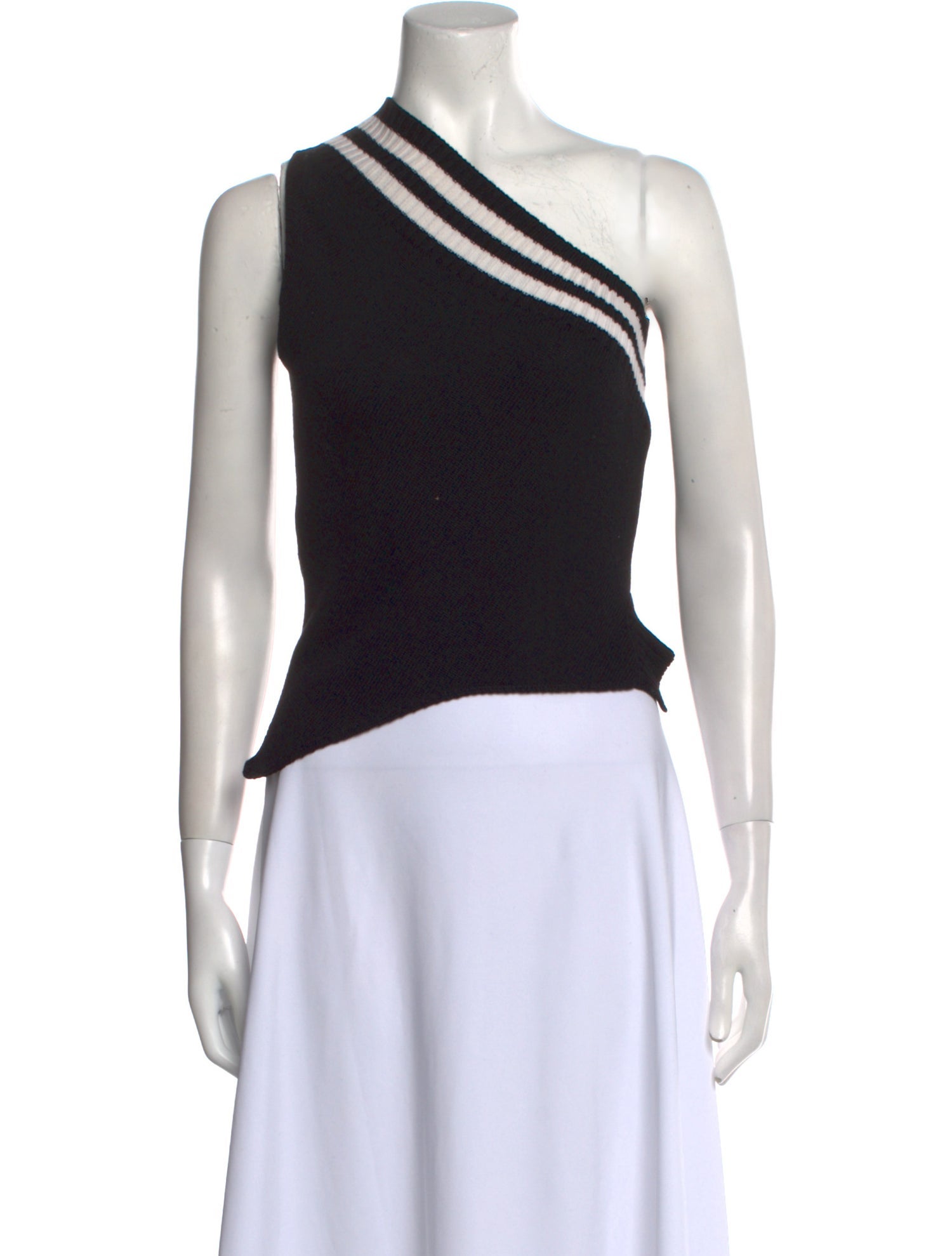 Monse Merino Wool One-Shoulder Sweater