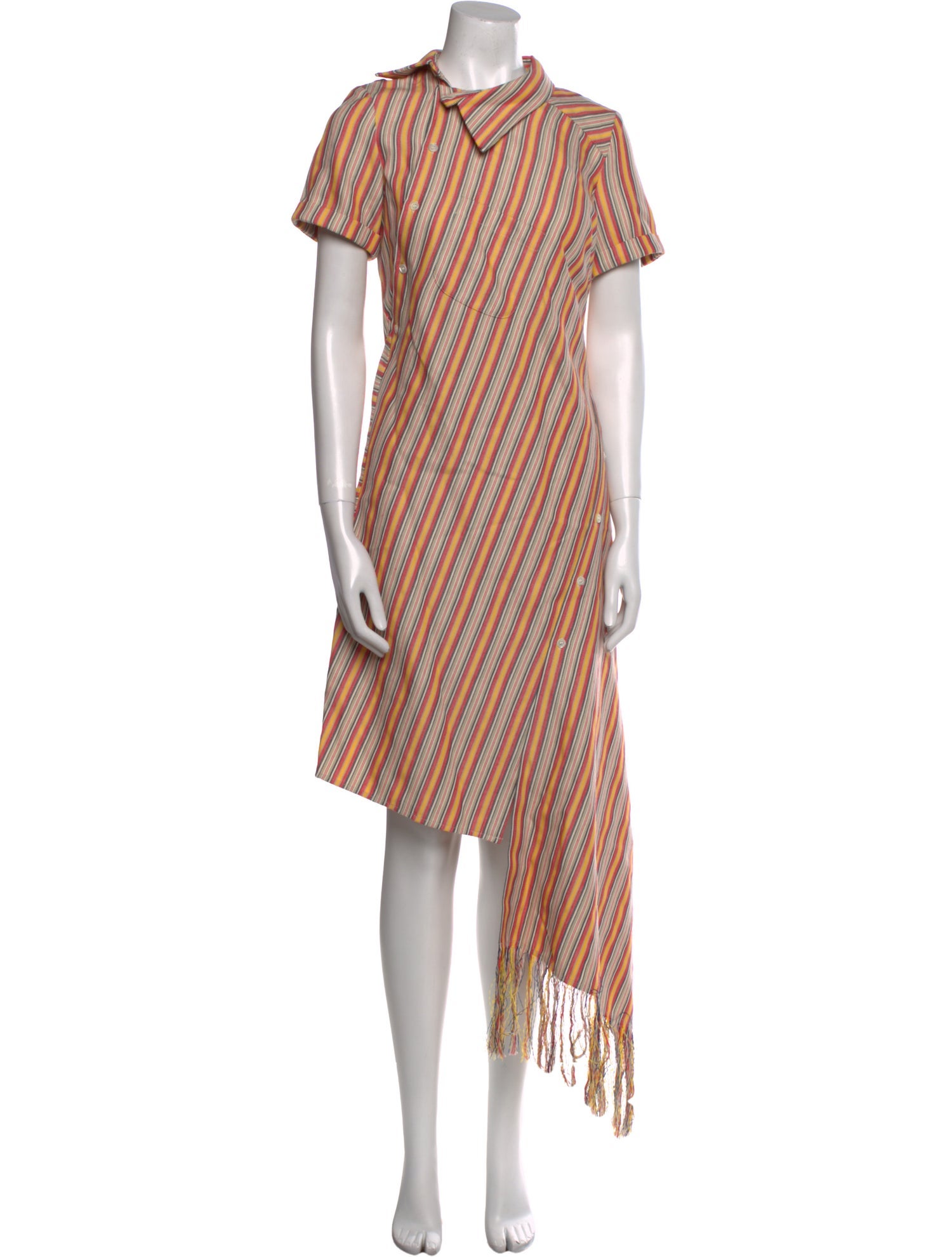 Monse Striped Midi Length Dress w/ Tags
