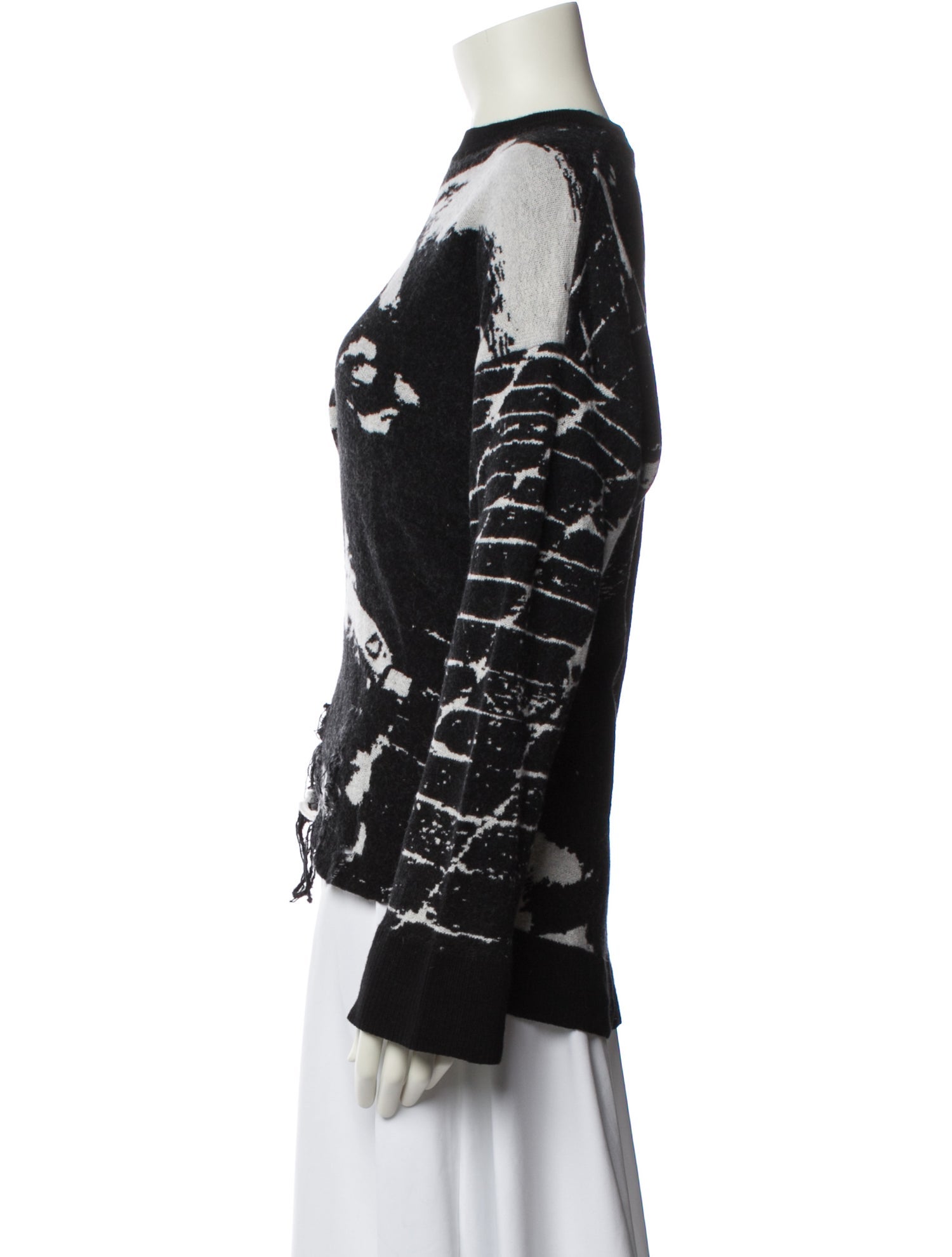 Monse Merino Wool Printed Sweater