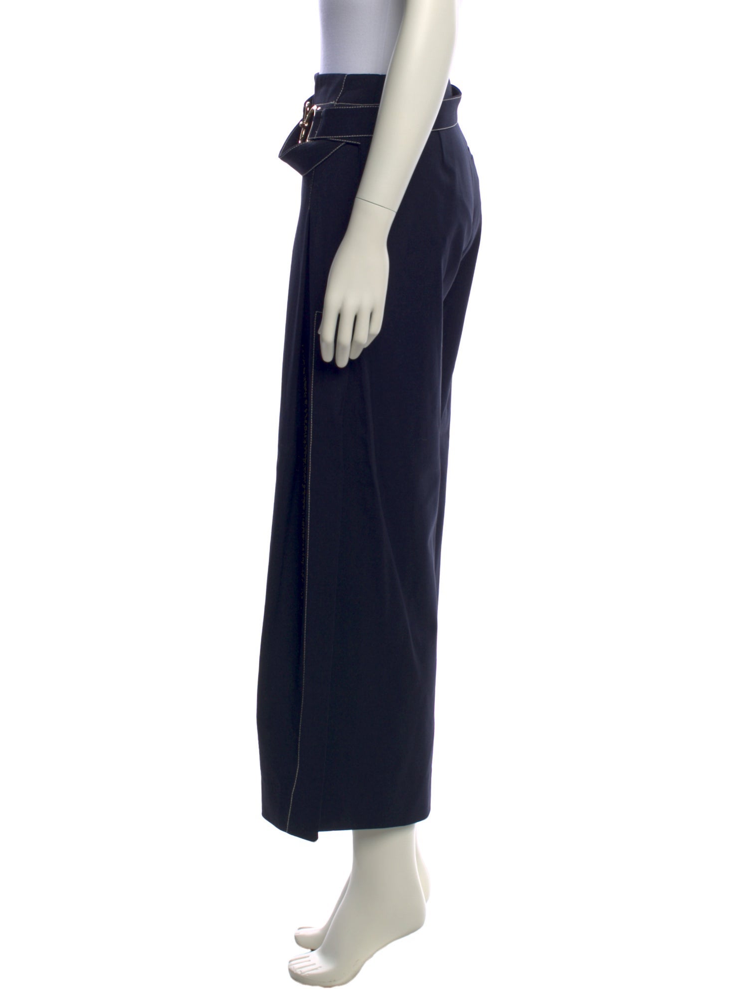 Monse Virgin Wool Wide Leg Pants