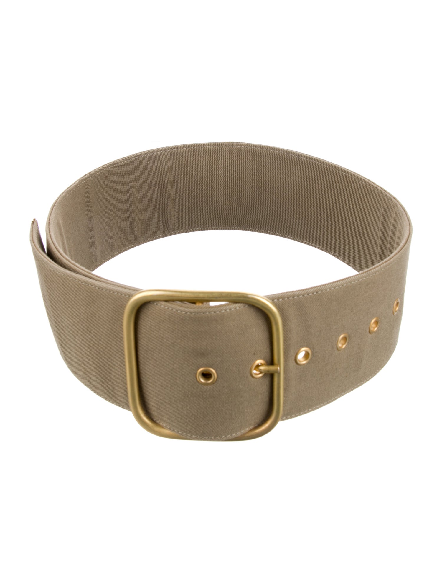Monse Wide Canvas Waist Belt