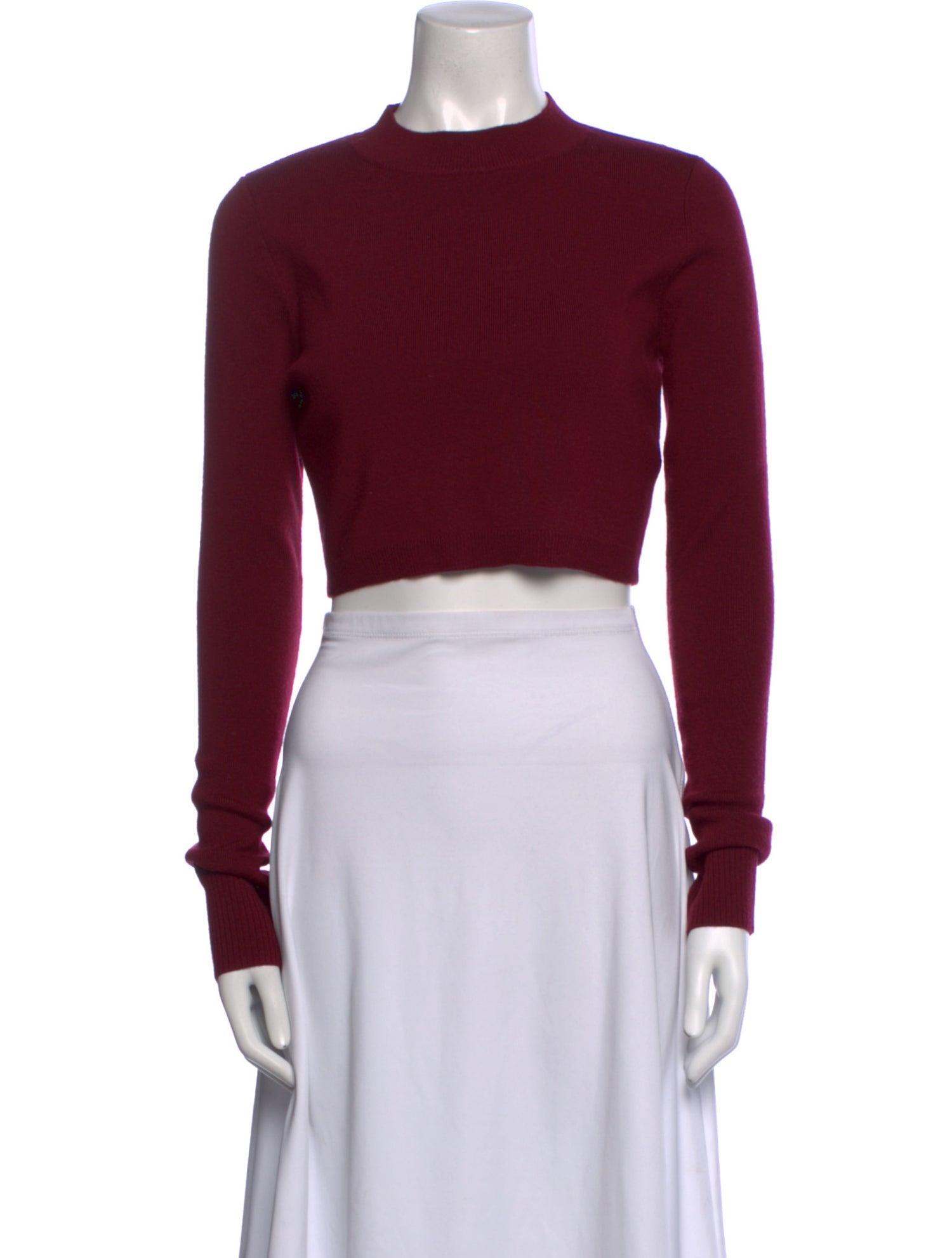 Monse Merino Wool Mock Neck Crop Top w/ Tags