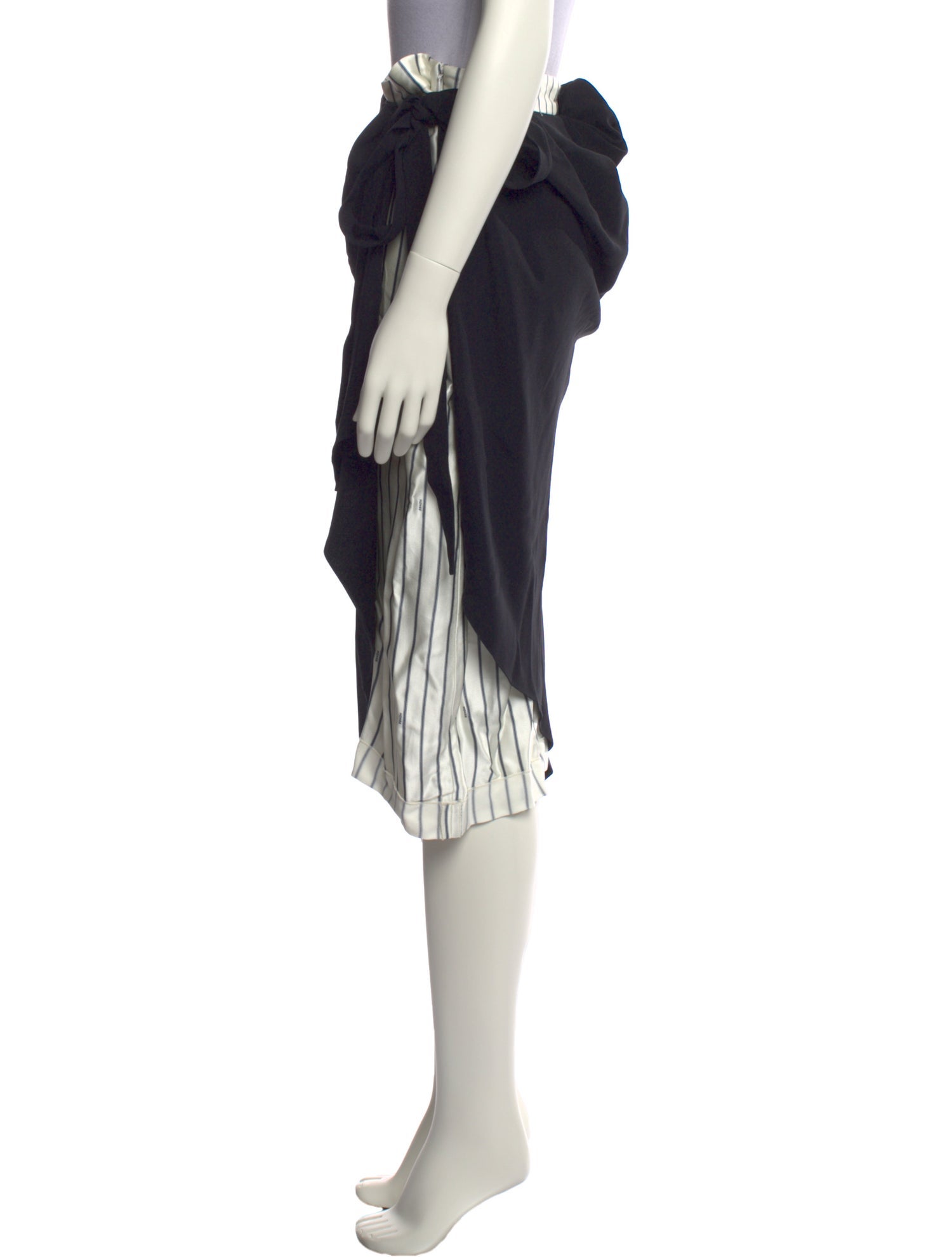 Monse Wool Midi Length Skirt