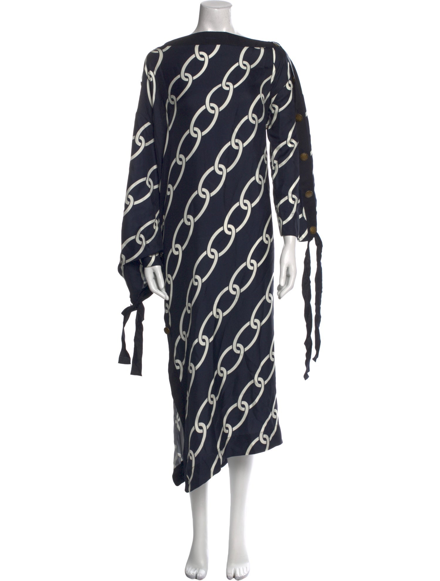 Monse Silk Midi Length Dress