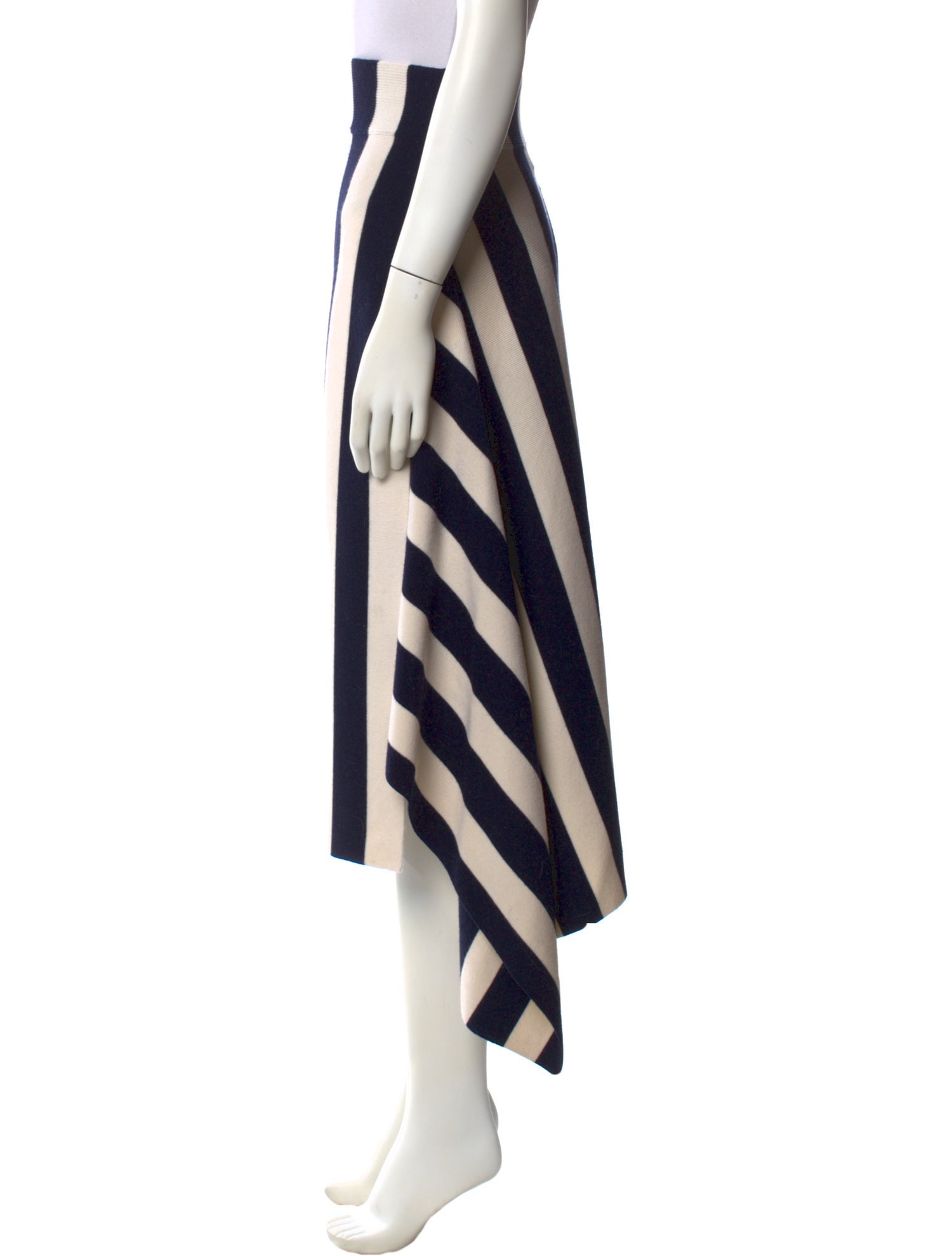 Monse Merino Wool Midi Length Skirt