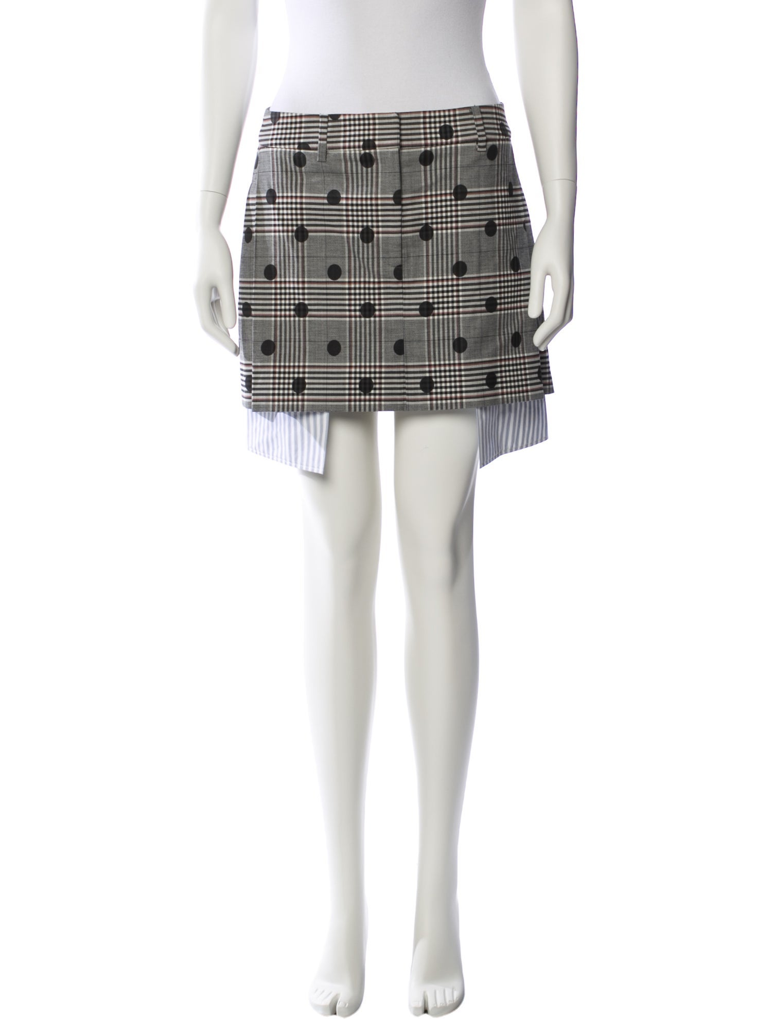 Monse Wool Mini Skirt
