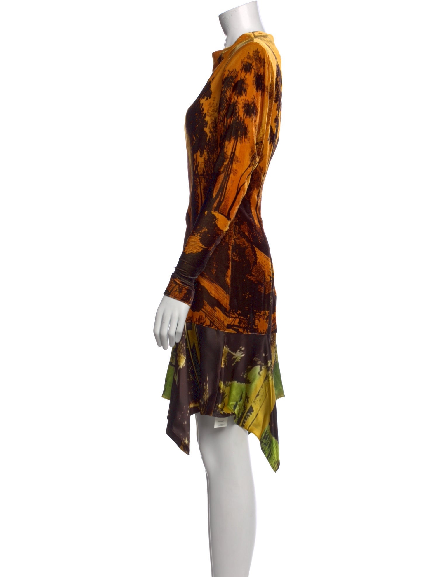 Monse Printed Knee-Length Dress w/ Tags