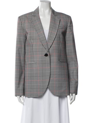 Pre-owned Monse Plaid Print Blazer In Multi