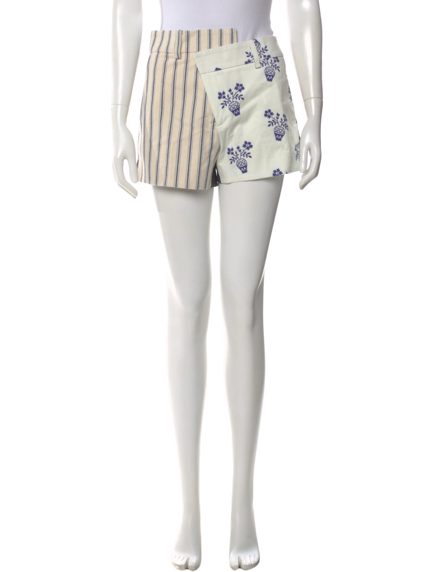 Monse Striped Mini Shorts w/ Tags